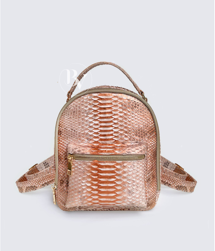 Henrick Genuine python leather backpack  + 40 colors