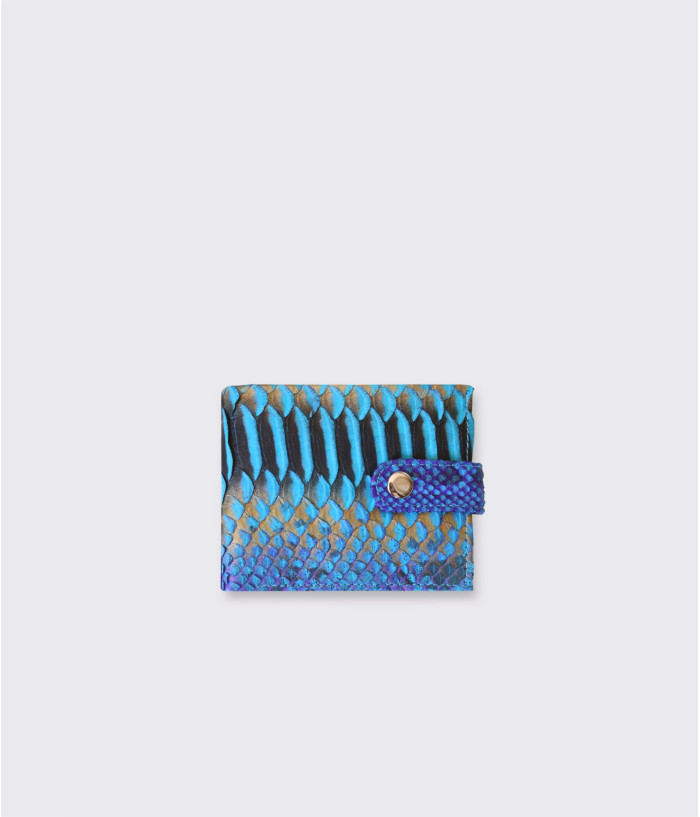  Ellias  Genuine python leather wallet in multicolor 4