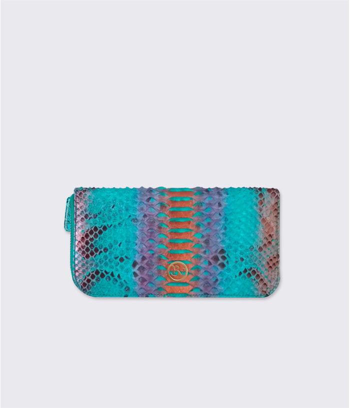 Werner  Genuine python leather wallet in muilicolor17