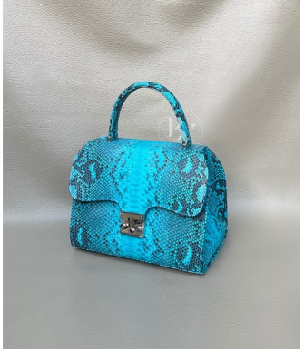 Ashley Genuine python leather bag in multicolor3 + 40 colors