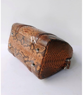 Barbara Genuine python leather bag in natural color + 40 colors