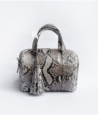 Barbara Genuine python leather bag in natural color + 40 colors