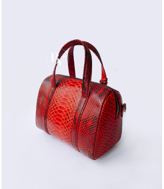 Barbara Genuine python leather bag in natural color + 40 colors