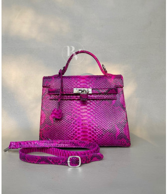 Giany  Genuine python leather bag + 40 colors