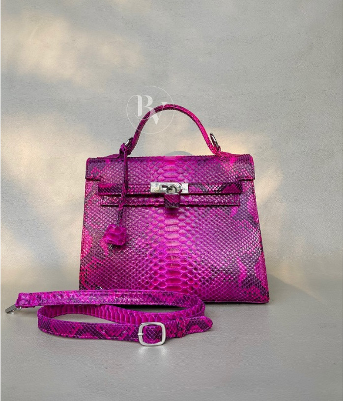 Giany  Genuine python leather bag + 40 colors