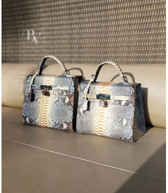 Giany  Genuine python leather bag + 40 colors