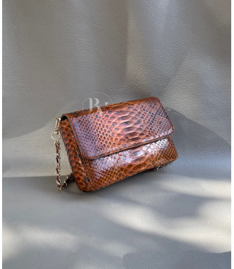 Helena Genuine python leather bag  + 40 colors