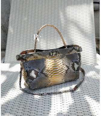 Matie Genuine Python leather bag in multicolor4 + 40 colors