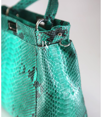 Moral Genuine Python leather bag in green + 40 colors