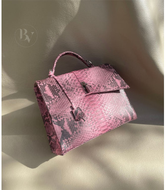 Patrizia Genuine Python leather bag in pink + 40 colors