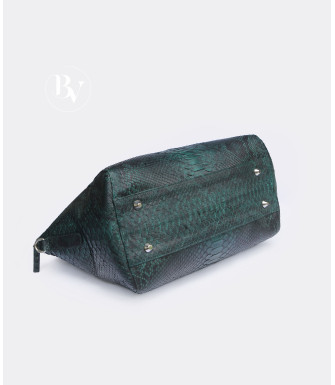 Tagi Genuine Python leather tote bag in green + 40 colors