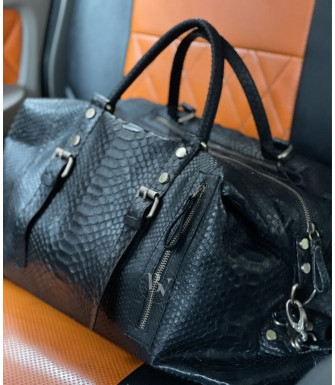 Tokio Genuine Python leather bag in black + 20 colors