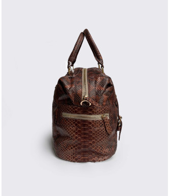 Tompe Genuine Python leather bag  in brown + 40 colors