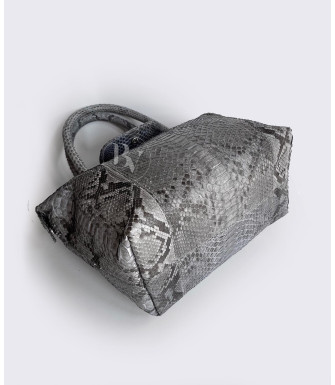 Tove Genuine Python leather bag in grey + 40 colors