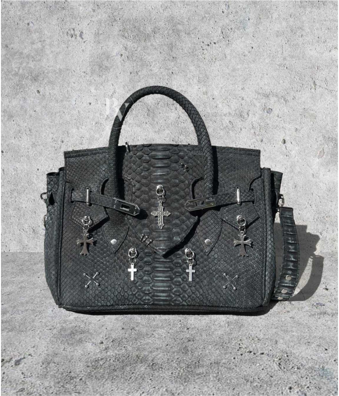 Gote Genuine python leather bag 