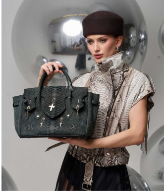 Gote Genuine python leather bag 